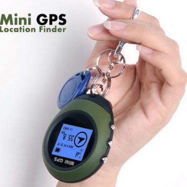 GPS Receiver + Location Finder Keychain