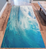 Ocean Heavy Waves Modern Area Rug