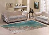 Ocean Wave Area Rug Carpet