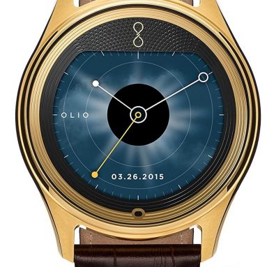 Olio ‘One’ Stainless Steel and 24K Gold Smartwatch