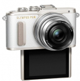 Olympus PEN E-PL8 White Body with 14-42mm IIR Silver Lens