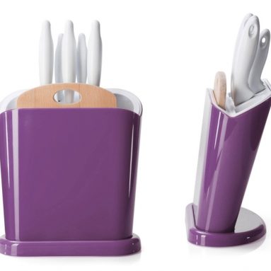 Omada Trendy Set of 5 Knives with Block