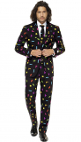 Opposuits Mens Tetris Suit and Tie