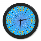 Optical Illusions Custom Digital Quartz Wall Clock