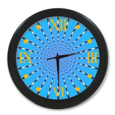 Optical Illusions Custom Digital Quartz Wall Clock