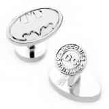 Originals Silver Batman Logo Cufflinks