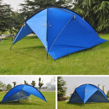 Outdoor 5-8 People Canopy Large Triangular Beach Shelter
