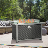 Outdoor Auto-Ignition Propane Gas Fire Pit Table