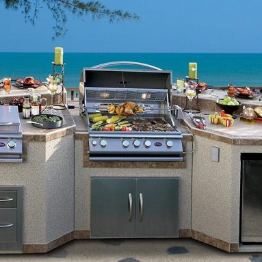 Outdoor Kitchen Island
