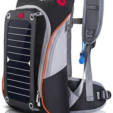 Outdoor Pack Commputer Solar Powered Backpack