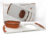 Over the Sink Cutting Board with Collapsible Colander