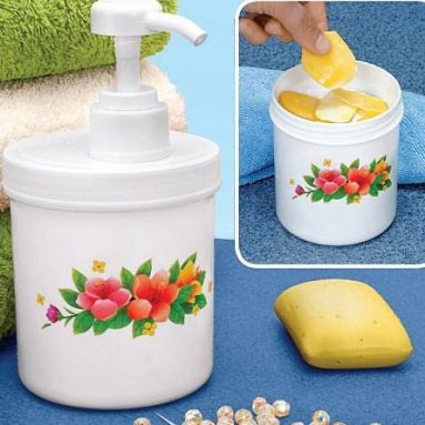 Floral Print Liquid Soap Maker