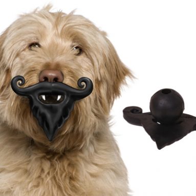 HUMUNGA STACHE & BEARD DOG TOY