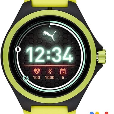 PUMA Sport Smartwatch Lightweight Touchscreen with Heart Rate, GPS, NFC