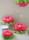 Paper Flower Pom (Set of 7) Color