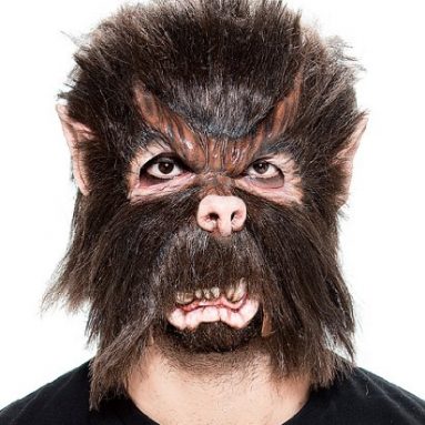 Paper Magic Men’s Werewolf Moving Jaw Mask