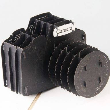 Paper Spiritz 3D Pop Up Greeting Cards SLR Camera