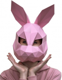Paperraz DIY 3D Rabbit Mask Animal