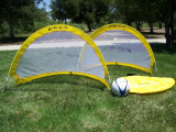 Pass 4 Footer Foldable Portable Training Soccer Goal Pair