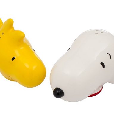 Peanuts Snoopy and Woodstock Ceramic Salt and Pepper Set