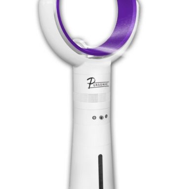 Pedestal Bladeless Fan  Humidifier All-in-one