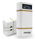 Perfine 10000mAh Portable Charger External Battery Dual USB Wall Charger Fast Charging Power Bank