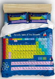 Periodic Table of The Elements Comforter Bedding Set