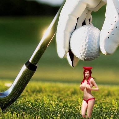 Perky Tees Pin-up Girl Golf Tee