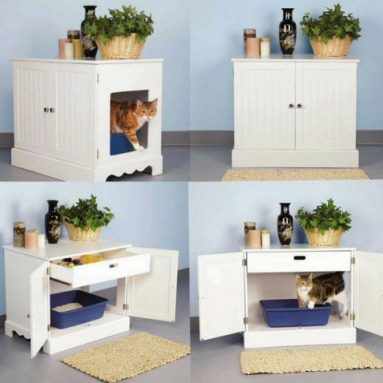 Pet Studio Litter Box Cabinet