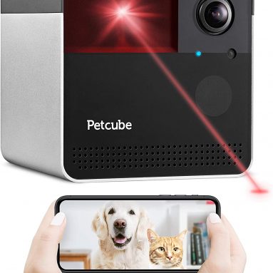 Petcube Play 2 Wi-Fi Pet Camera with Laser Toy & Alexa Built-In, for Cats & Dogs