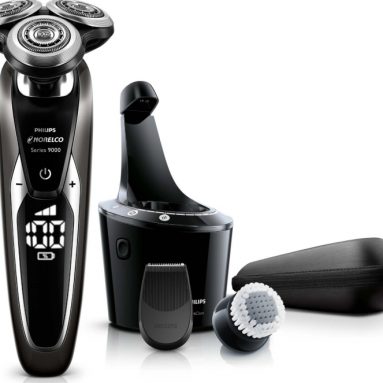 Philips Norelco Electric Shaver 9700 with Cleansing Brush