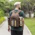 Outdoor Pack Commputer Solar Powered Backpack