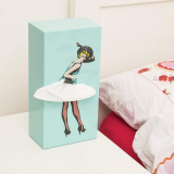Pin Up Girl Tissue Box Cover