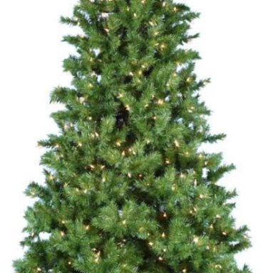 Pine Slim Pre-lit Christmas Tree