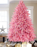 Pink Artificial Christmas Tree