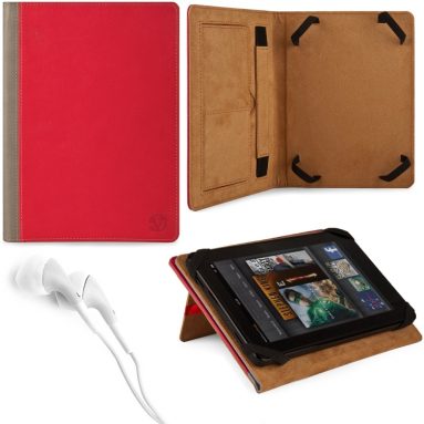 Faux Leather Standing Portfolio Case Cover