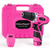 Pink Power 12V Cordless Lithium-Ion Drill & Driver Kit for Women