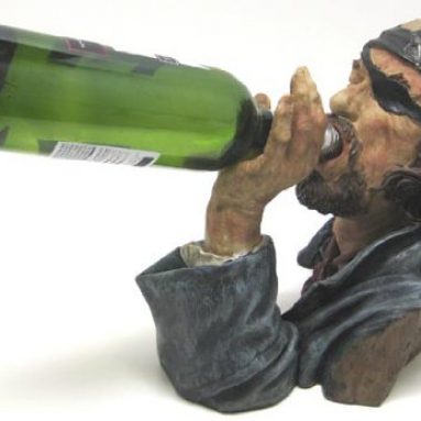 Pirate Wine Bottle Holder