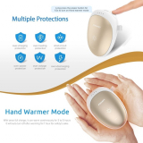 Pisen Rechargeable Hand Warmer 7500mAh Portable Charger Power Bank Battery Pack