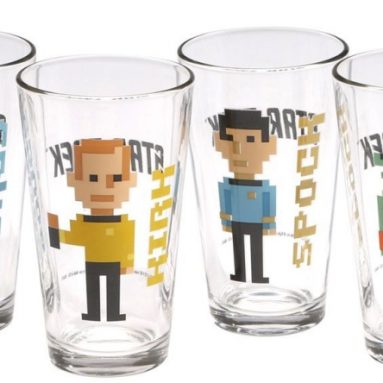 Pixelated Star Trek Glasses