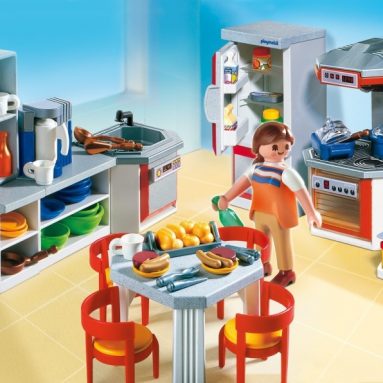 Playmobil Kitchen with Dinnette Set