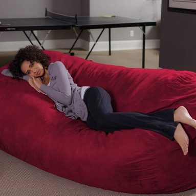 Plush Bean Bag Sofas with Super Soft Microsuede Cover