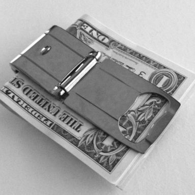 Polished Gunmetal Munich II With Black Wallet Clip