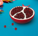 Pomegranate-Style Push Pin Holder
