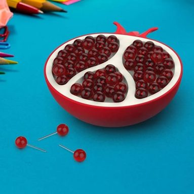 Pomegranate-Style Push Pin Holder