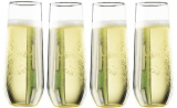 “Pomponne” Stemless Champagne Party Flutes