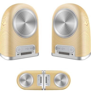 Portable Bluetooth Speakers, Magnetic True Wireless Stereo Dual-Driver