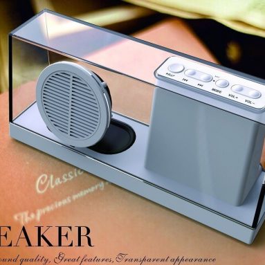 Portable Bluetooth Stereo Speaker with Enhanced Bass Resonator