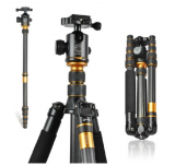 Portable Carbon Tripod Monopod Kit & Ball Head Compact Travel