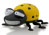 Portable Cartoon Ladybug Mini SD USB Speaker